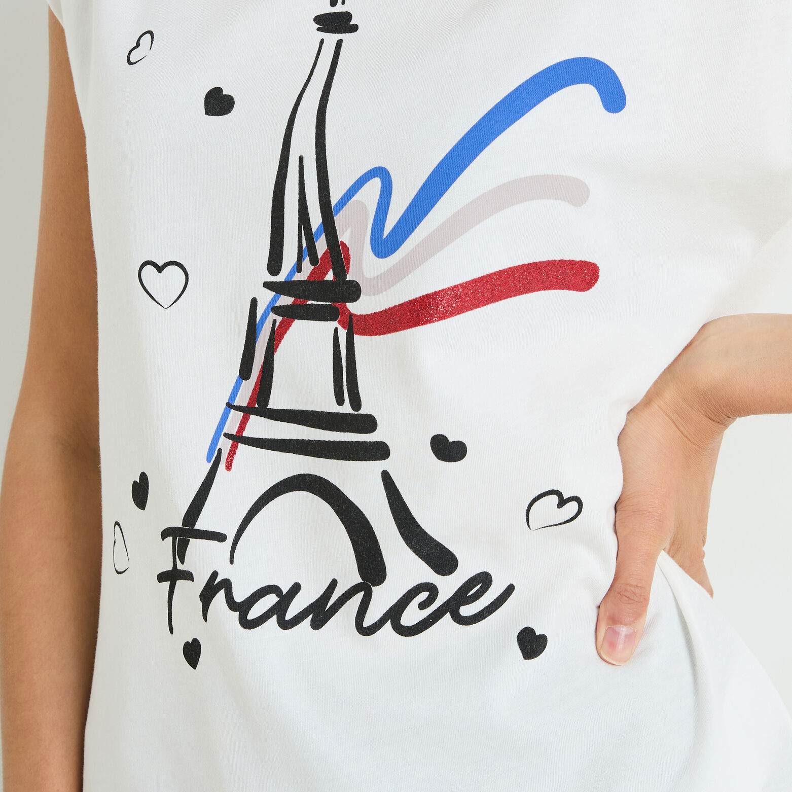 Tshirt print femme