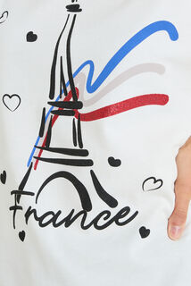 Tshirt print femme