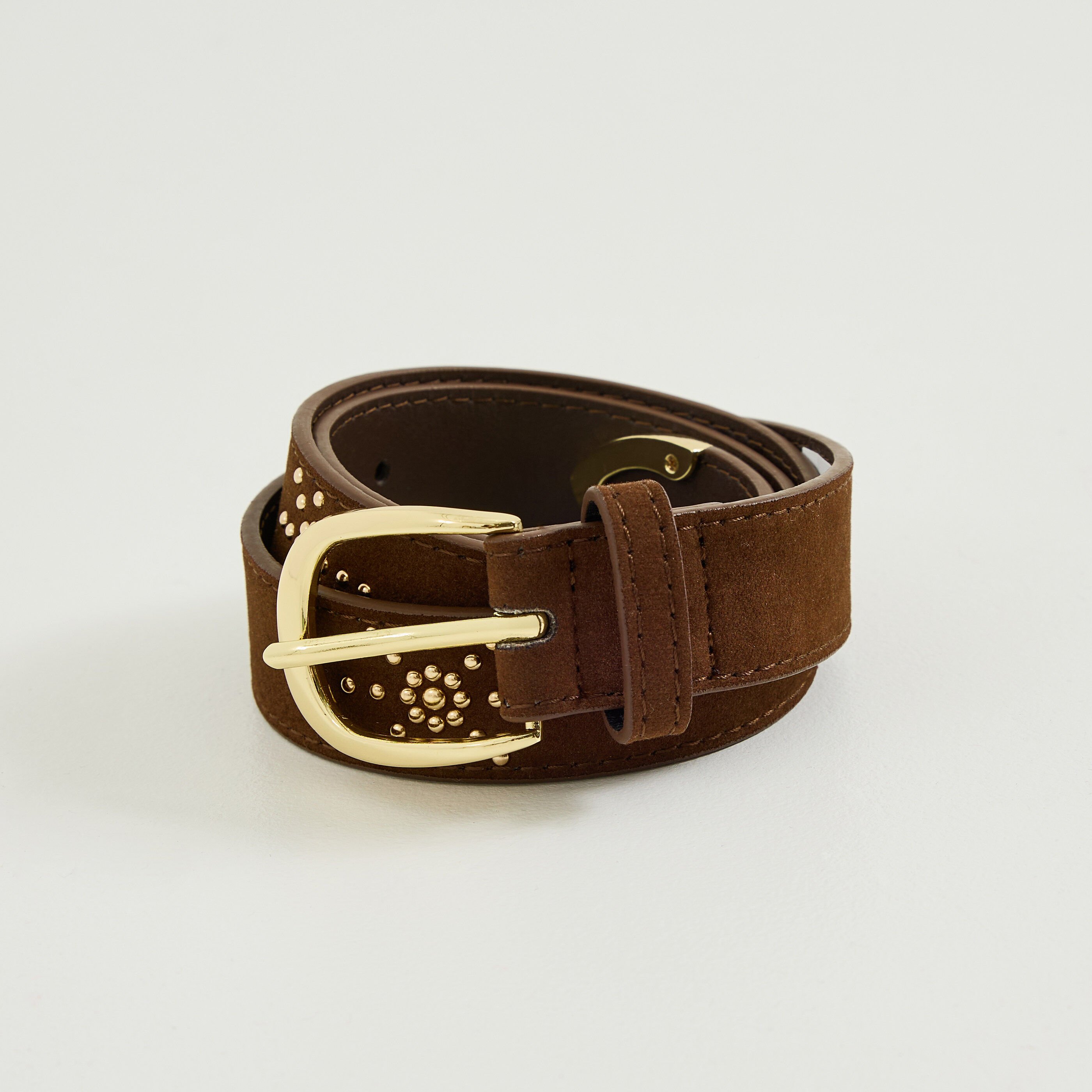 Ceinture motif &eacute;toile avec studs femme