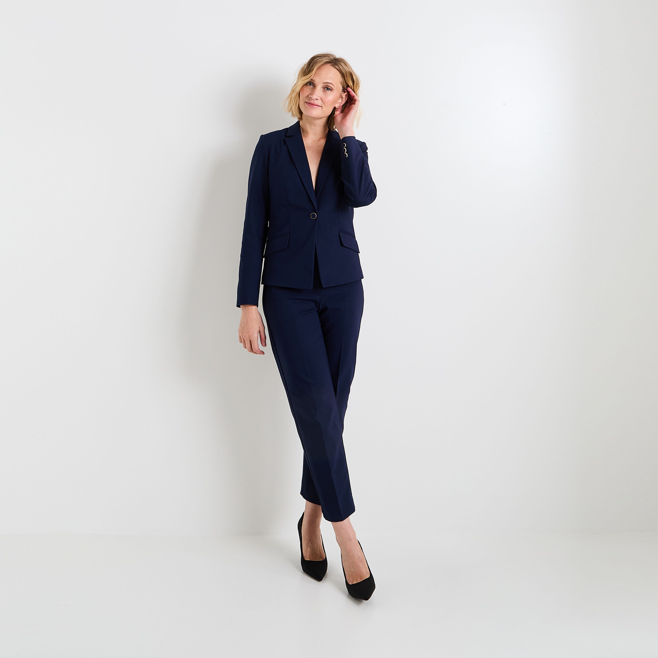 Blazer cintr&eacute; femme