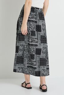 Jupe mi-longue fluide femme