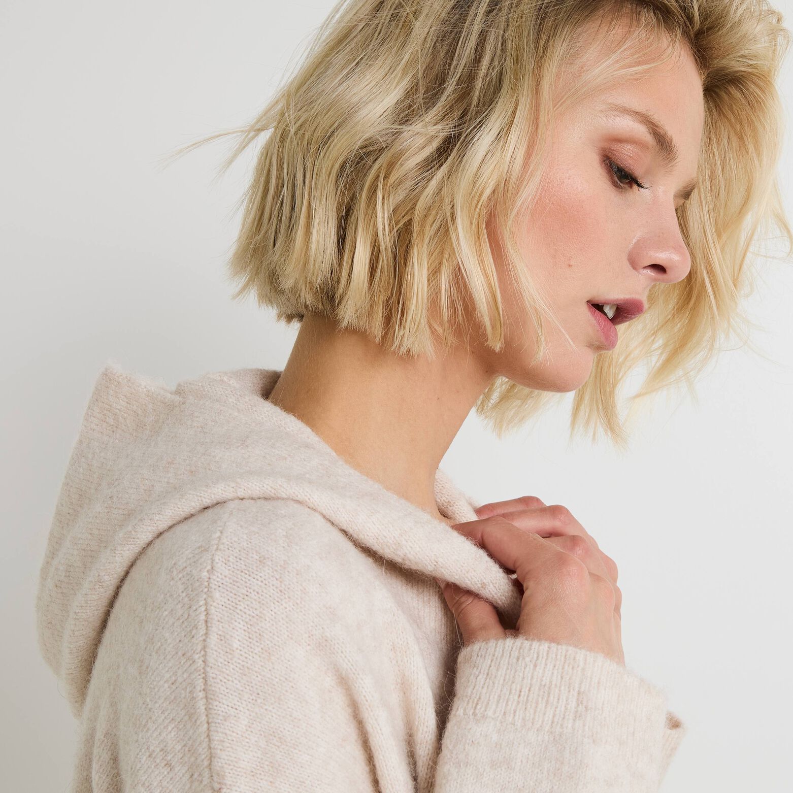 Gilet à capuche femme