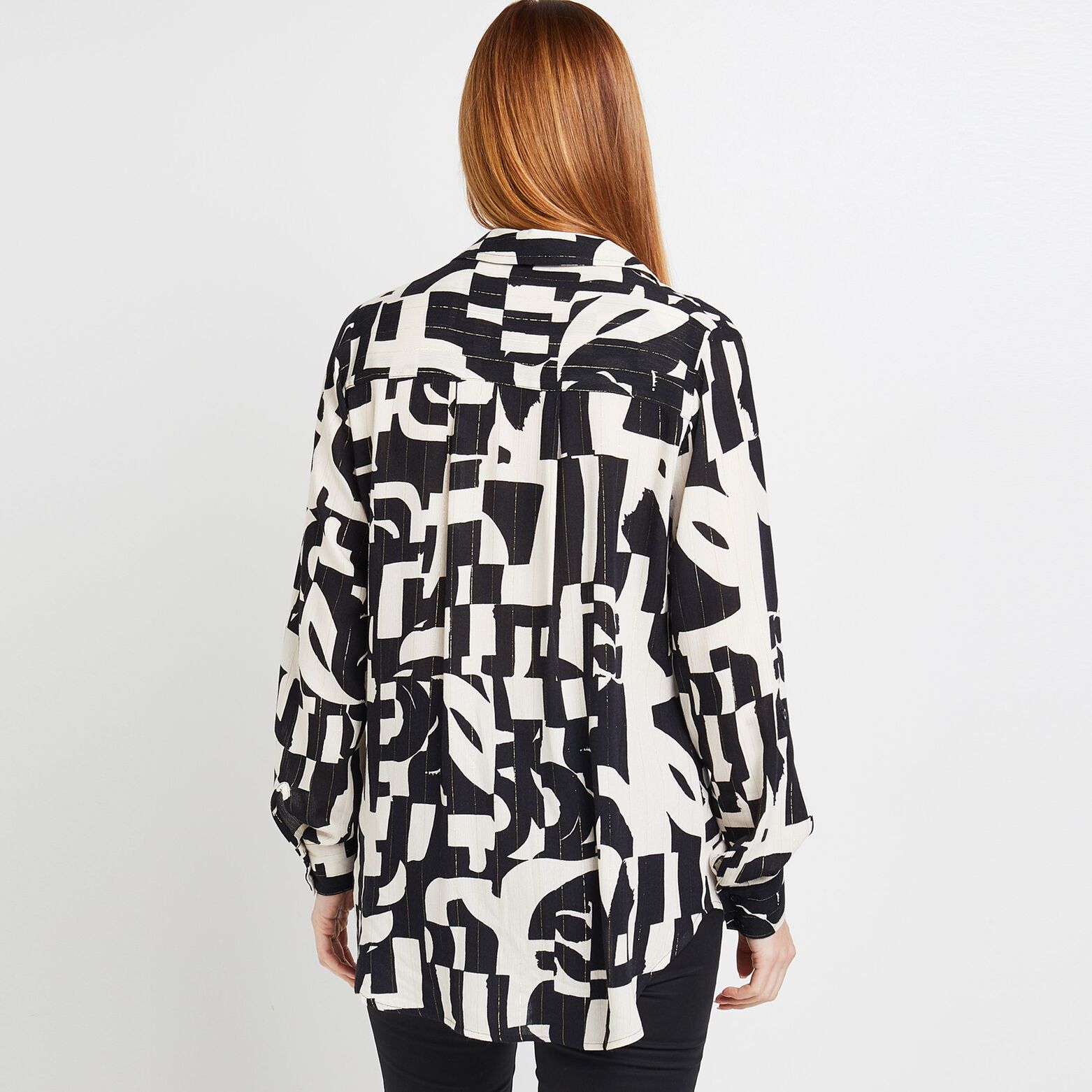 Chemise imprimée femme