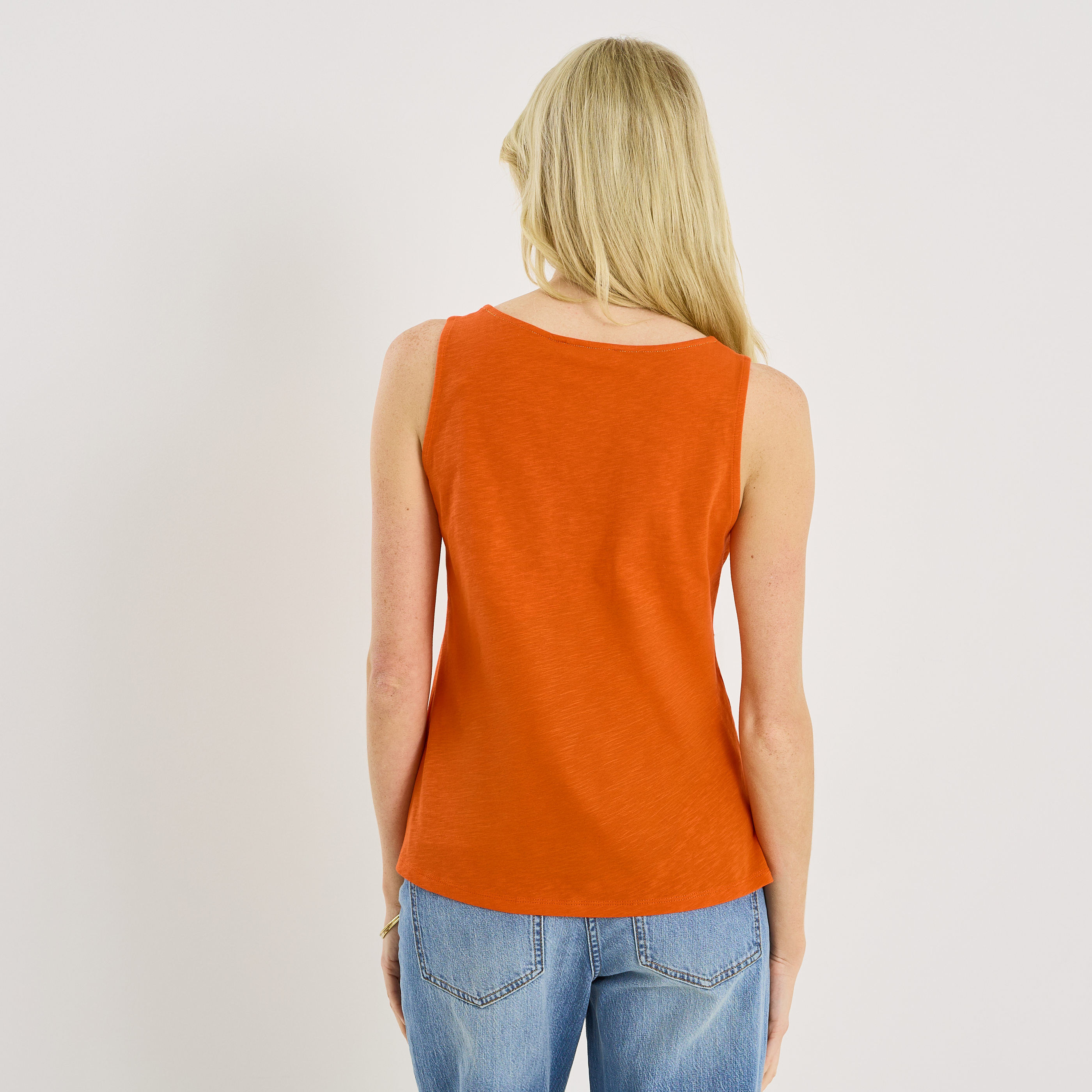 D&eacute;bardeur col V uni femme