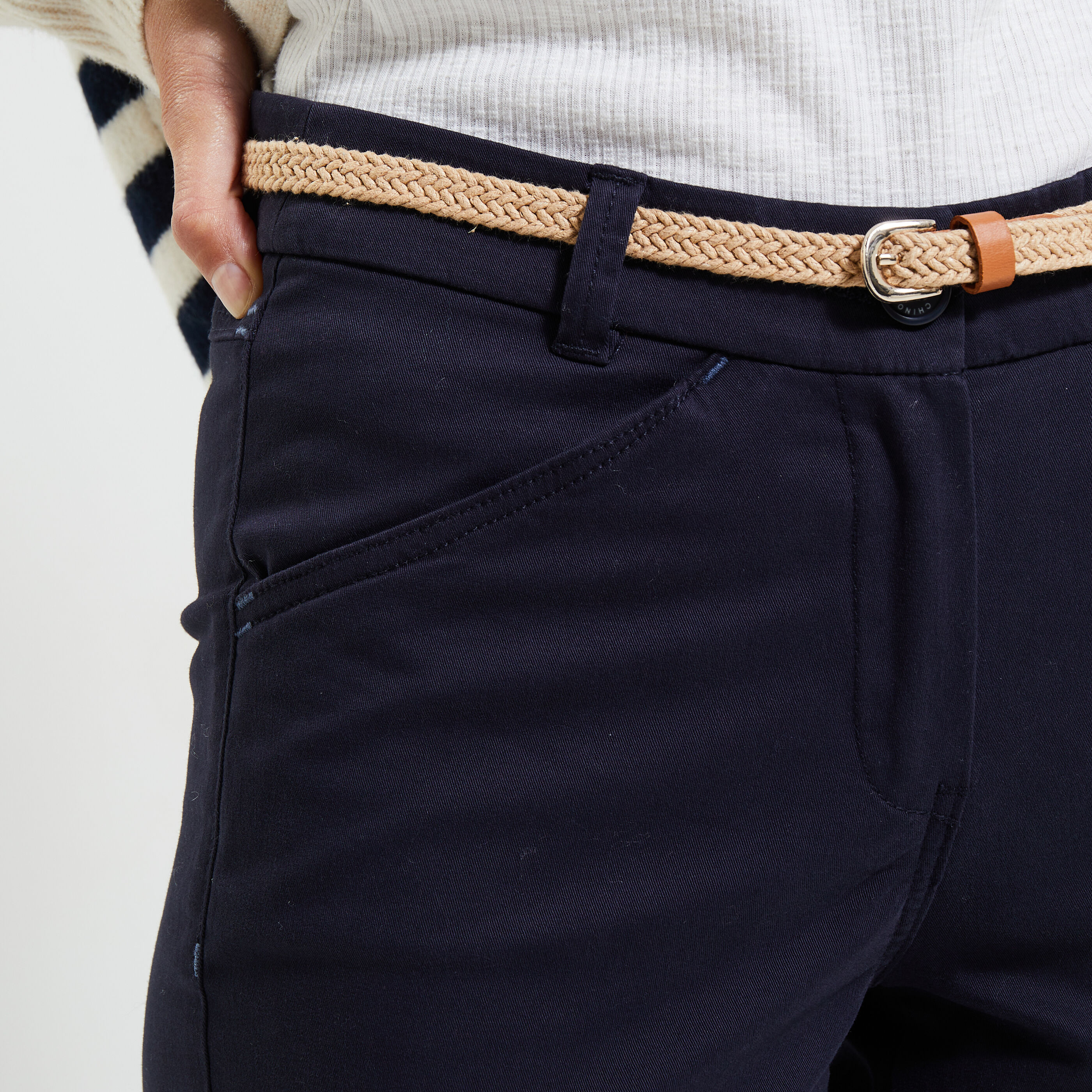 Pantalon chino femme