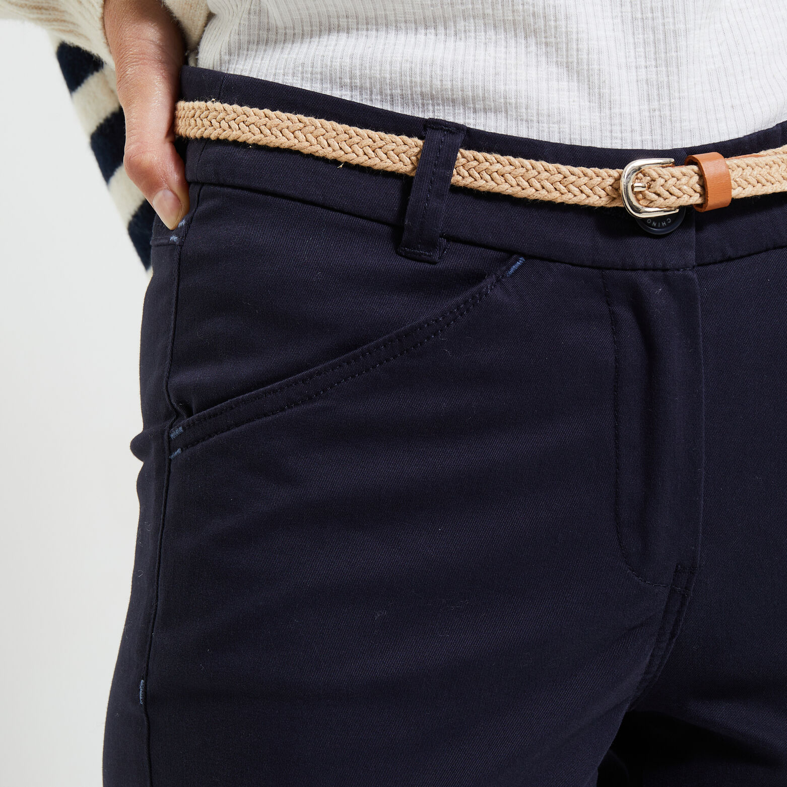 Pantalon chino femme