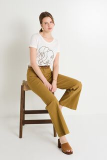 T shirt col rond femme
