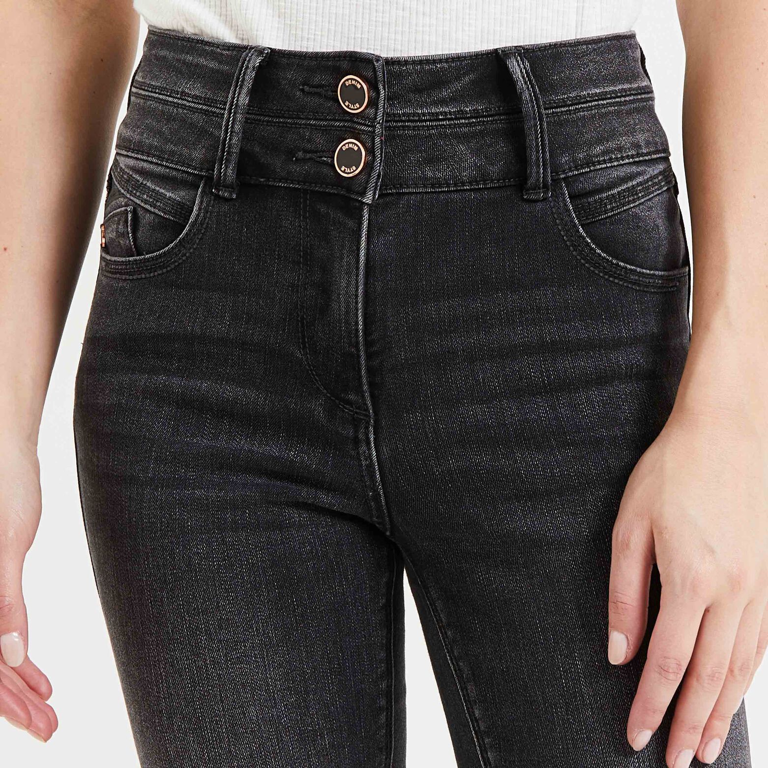 Jean slim taille haute MILAN femme