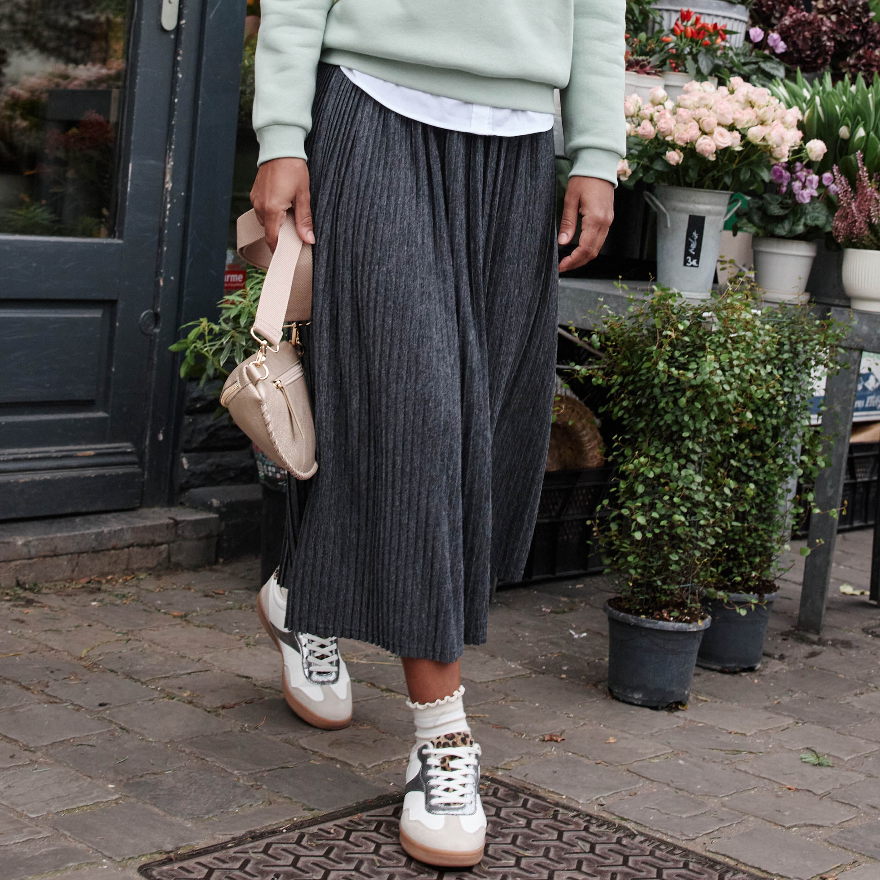 Jupe pliss&eacute;e femme