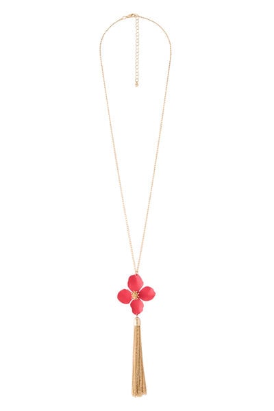 Sautoir pendentif forme fleur