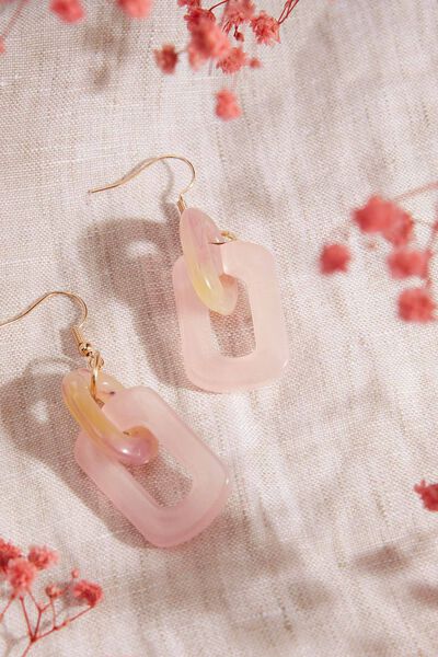 Boucles d'oreilles résine