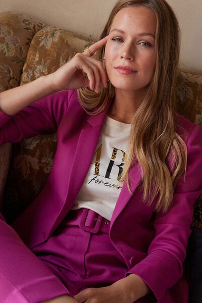Veste blaser fushia