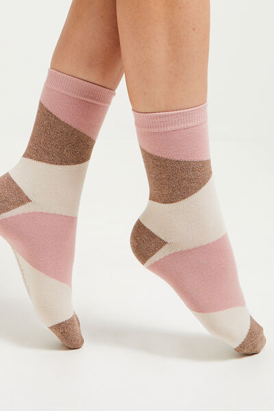 Chaussettes color block femme
