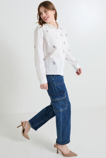 Chemise imprimée femme