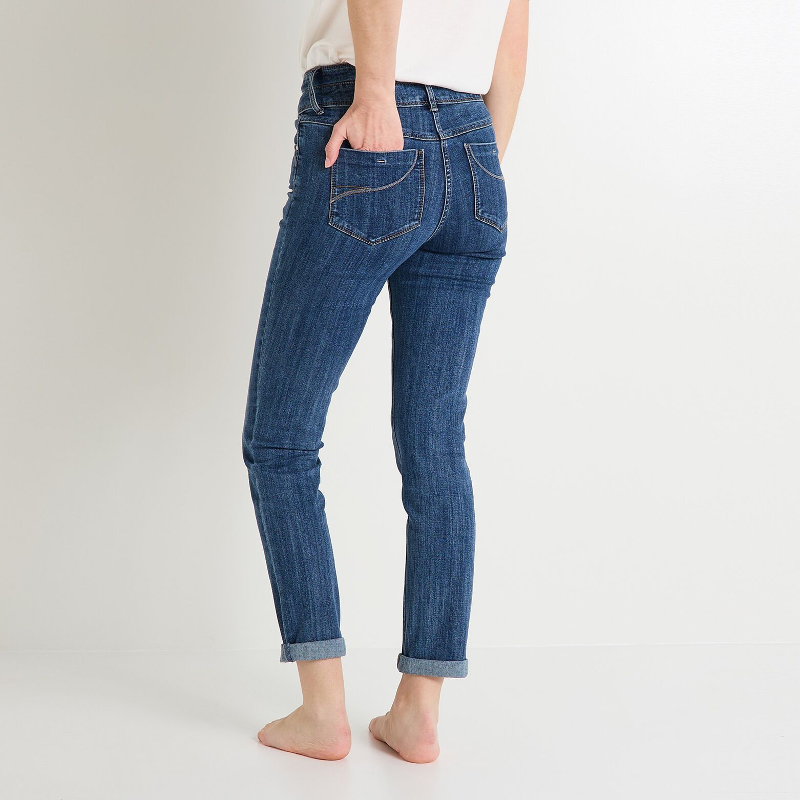 Jean raccourci HANOI R02 femme