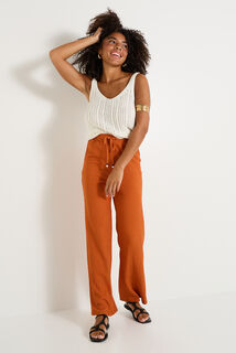 Pantalon en maille femme