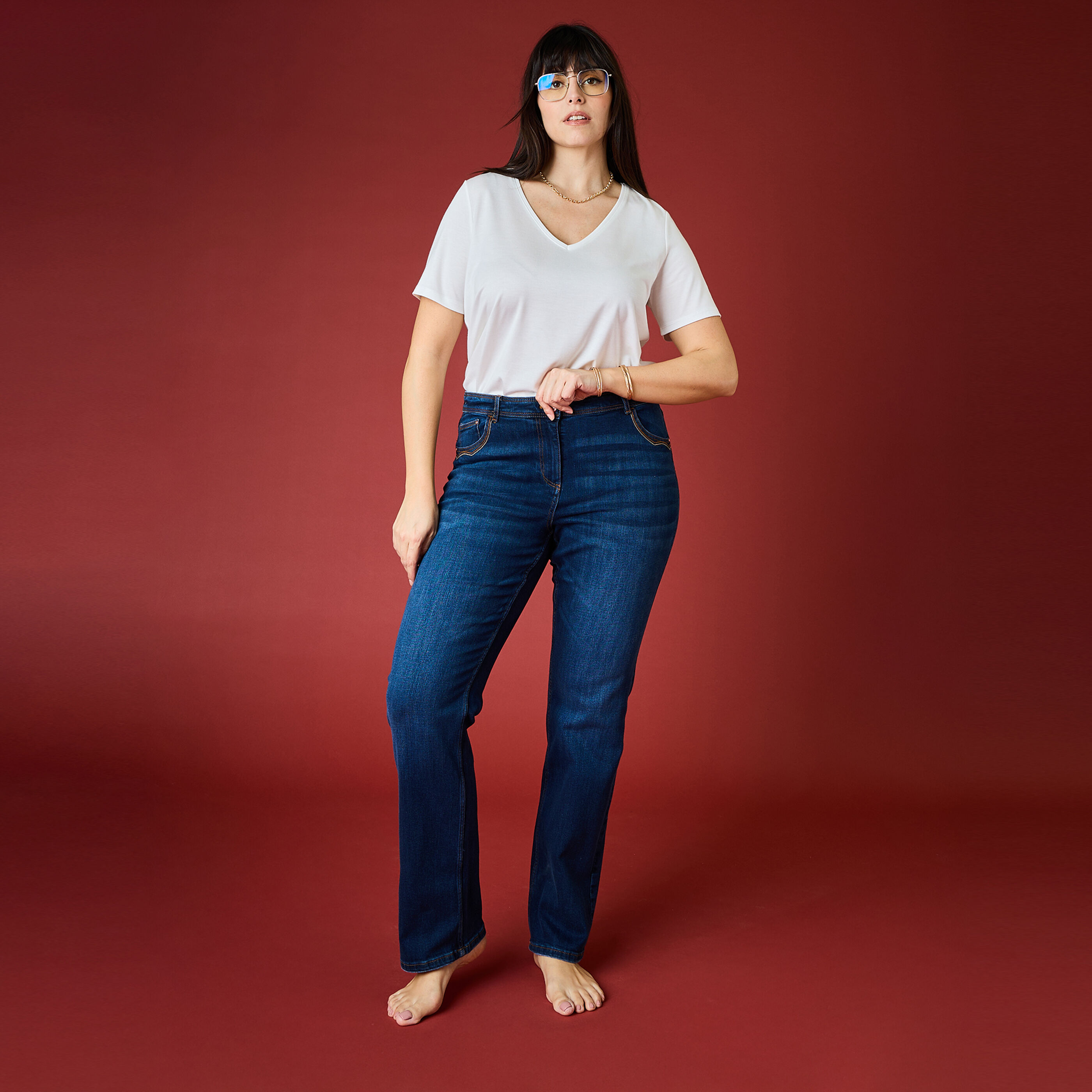 Jean droit NEWYORK D01 femme