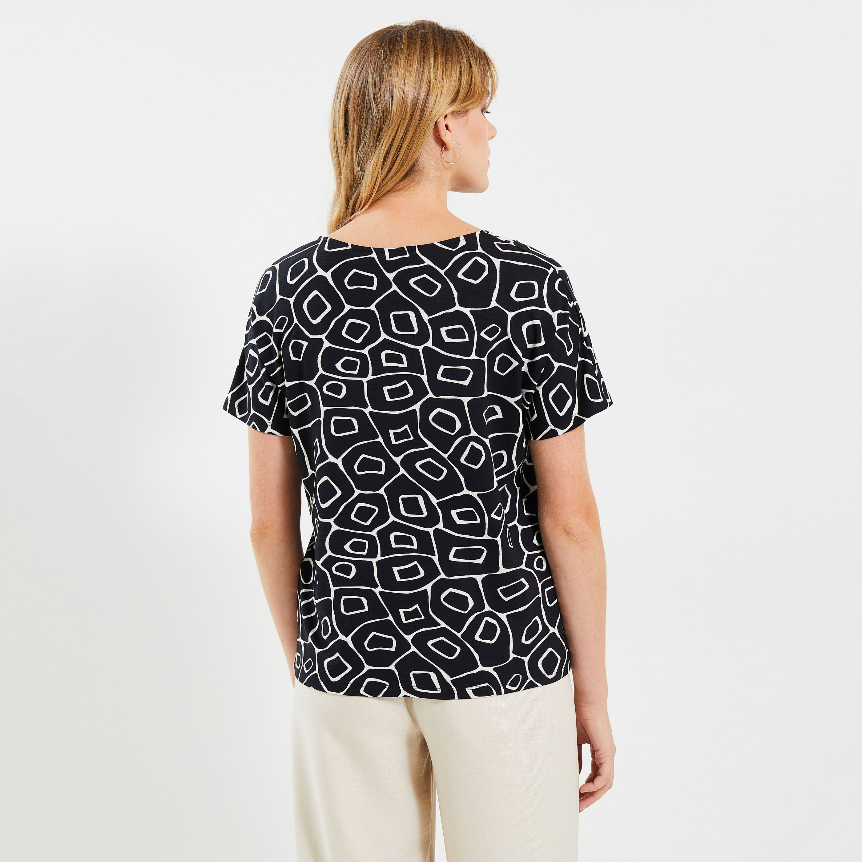 Tshirt imprim&eacute; femme