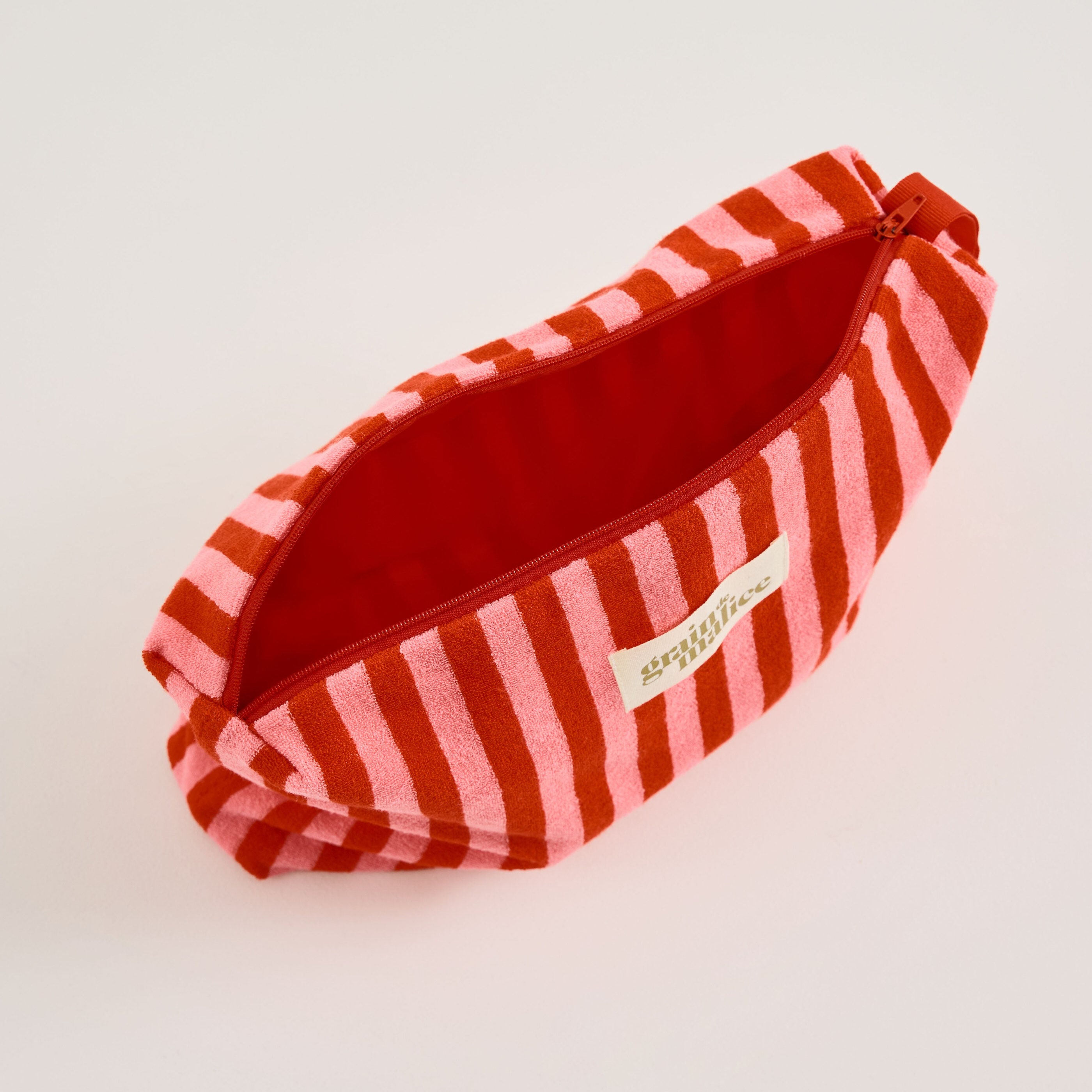 Trousse de voyage tissu &eacute;ponge femme