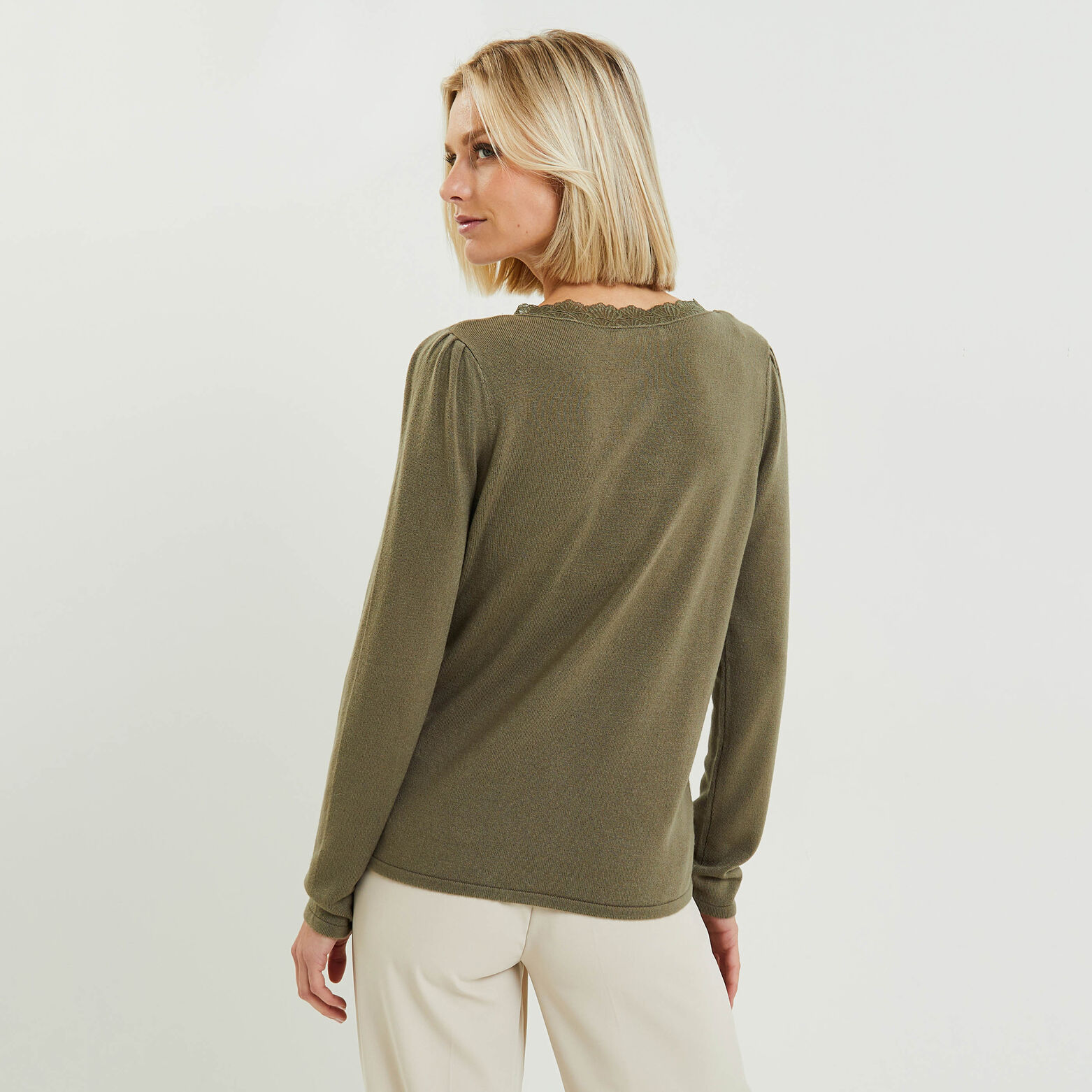 Pull fin femme