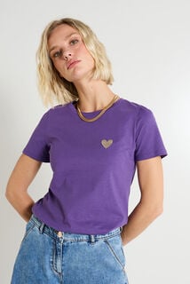 T-shirt col rond femme