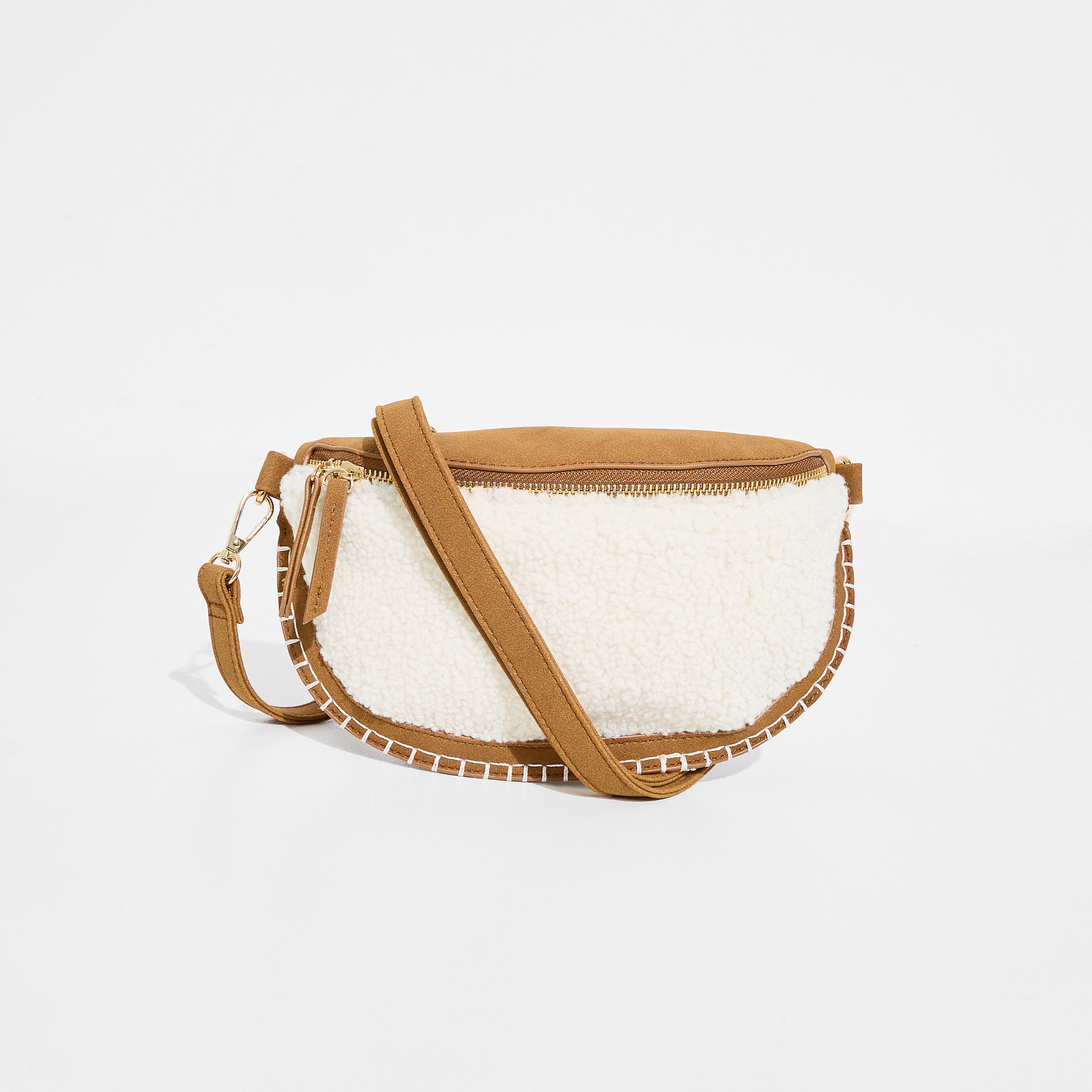 Sac banane bicolore moumoute femme