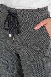Pantalon cigarette en maille femme