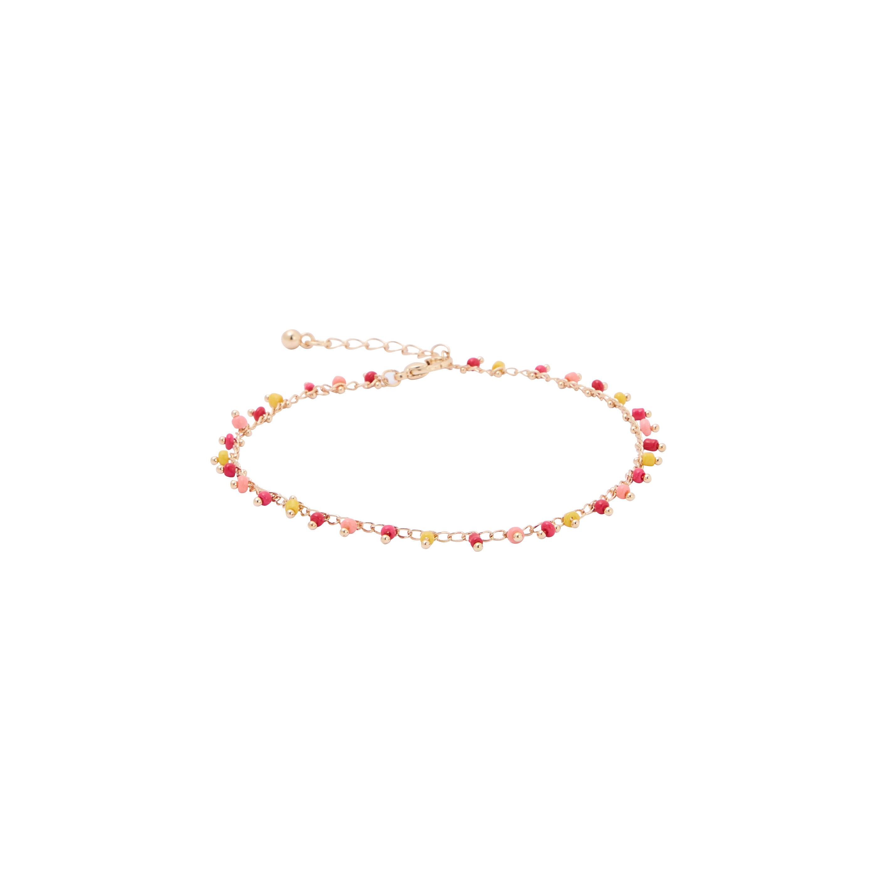 Cha&icirc;ne de cheville multicolore femme