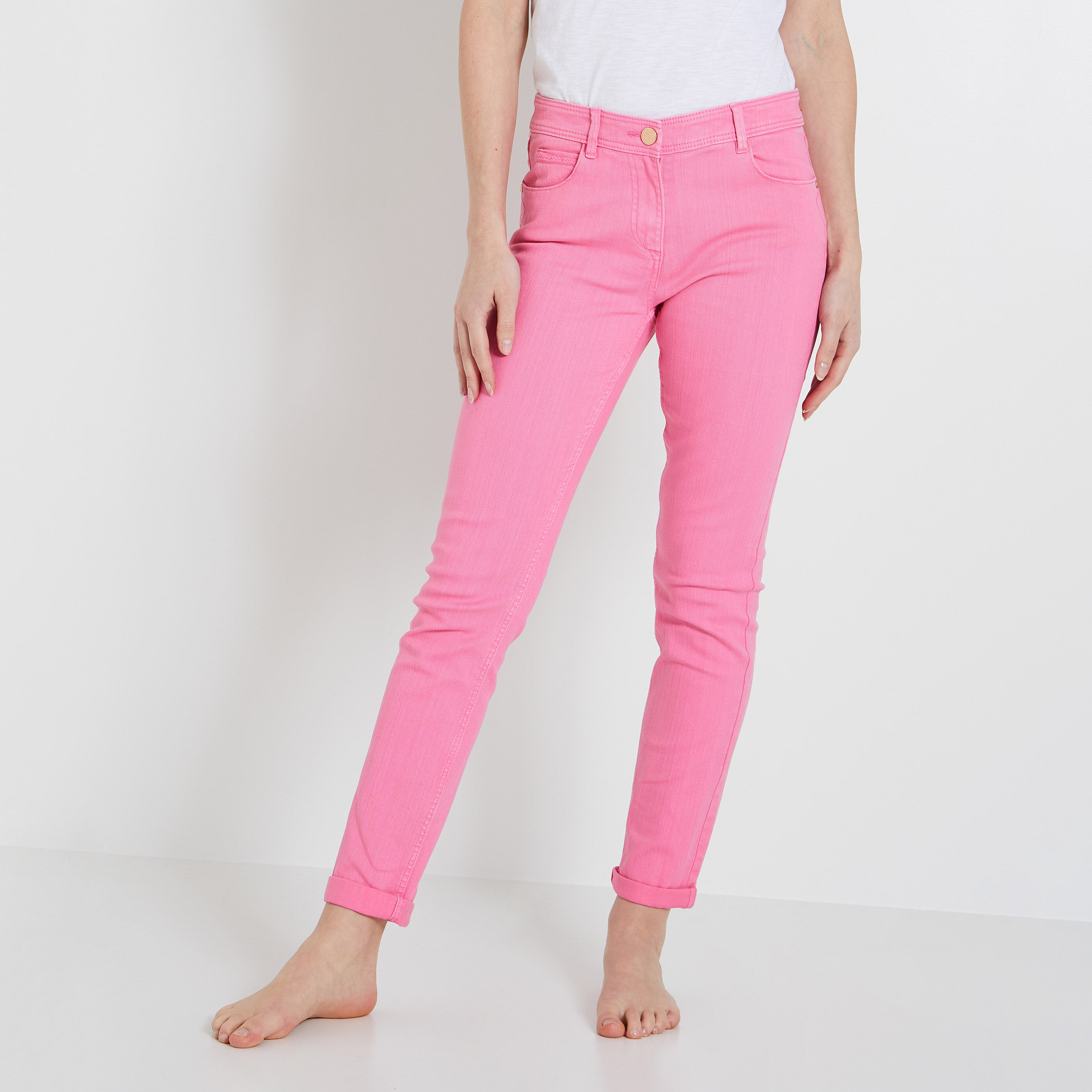Jeans colores femme Grain de Malice