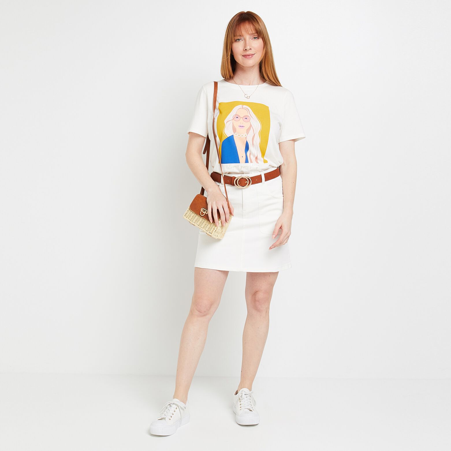 Jupe en jean femme