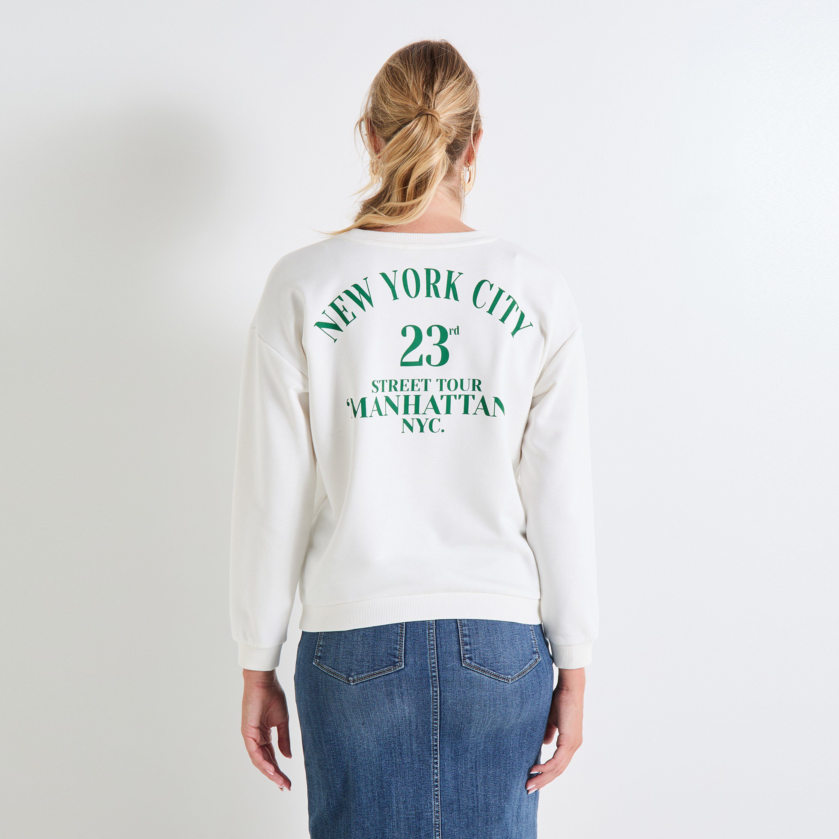 Sweat manches longues femme