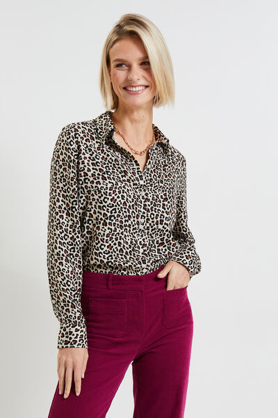 Chemise imprimée femme