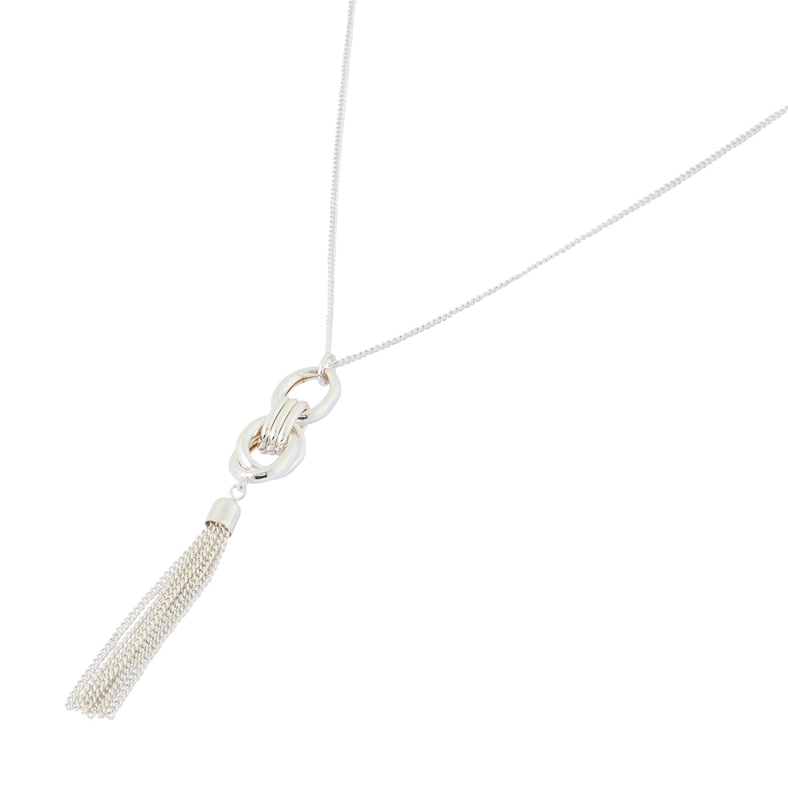 Collier anneaux entrelacés