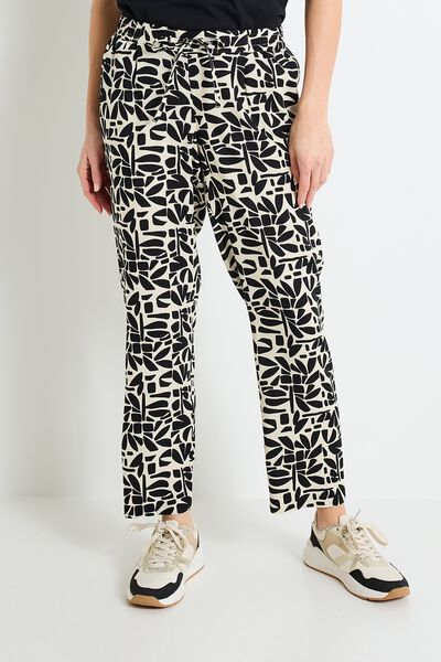 Pantalon fluide imprimé femme