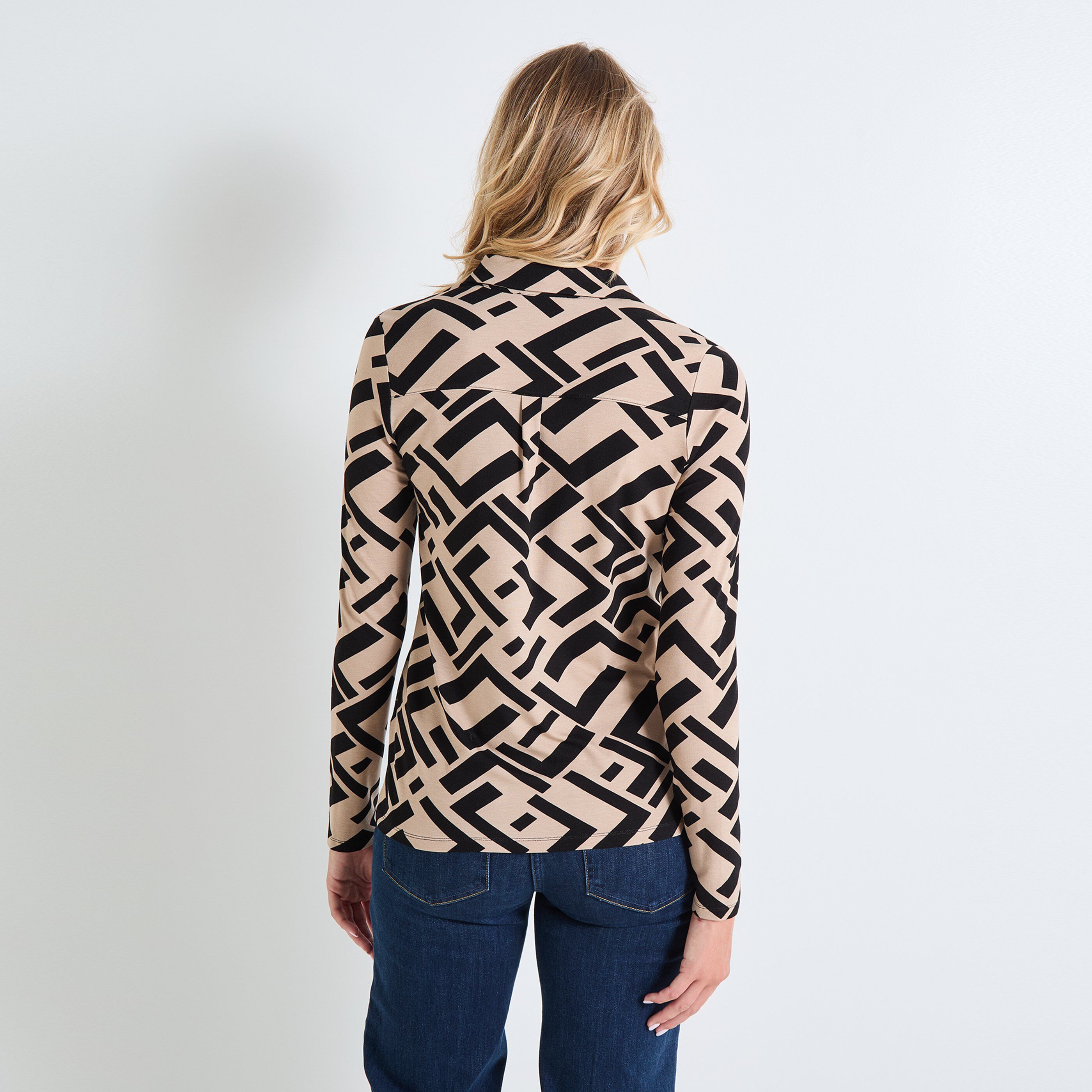 Chemisier manches longues femme