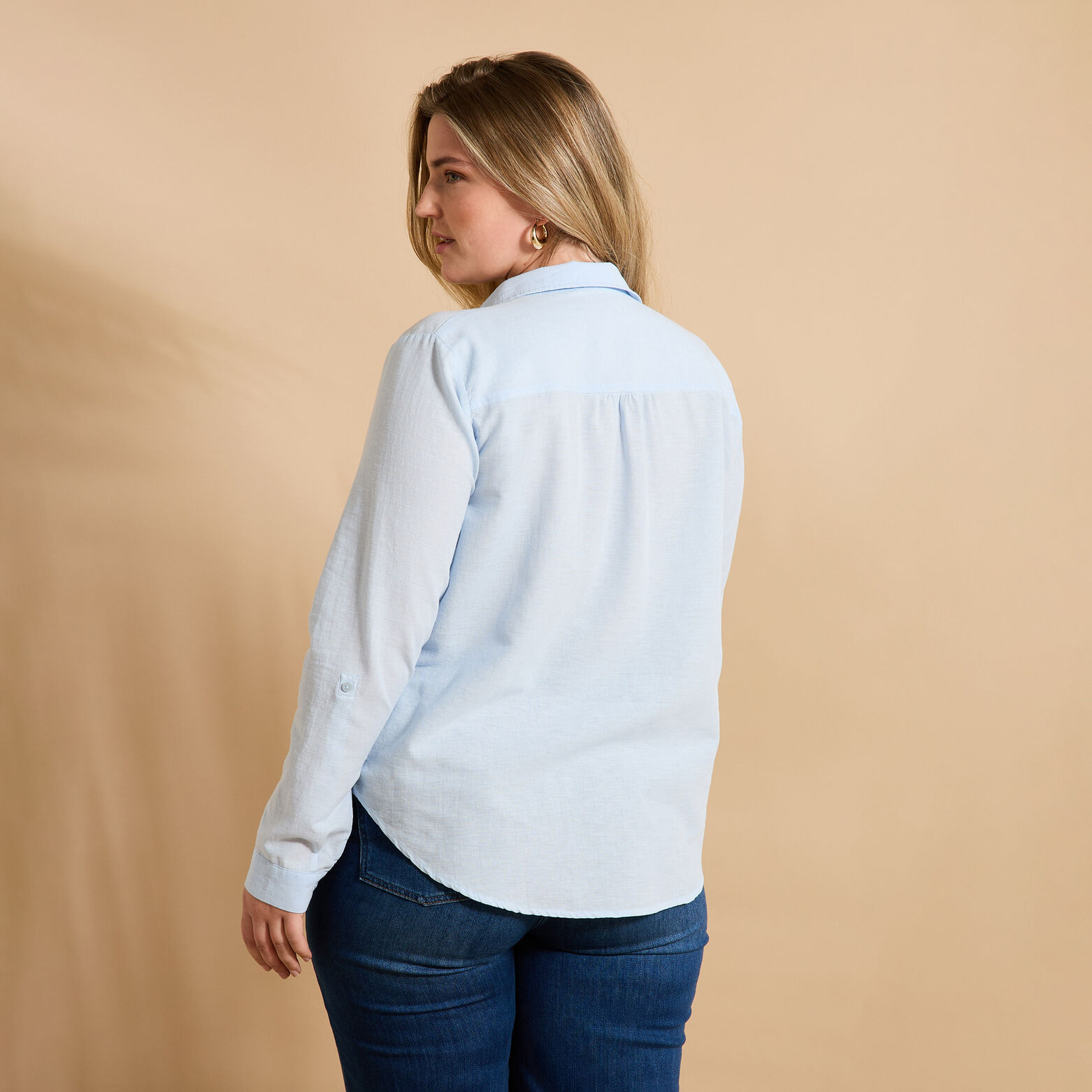 Blouse col chemise femme