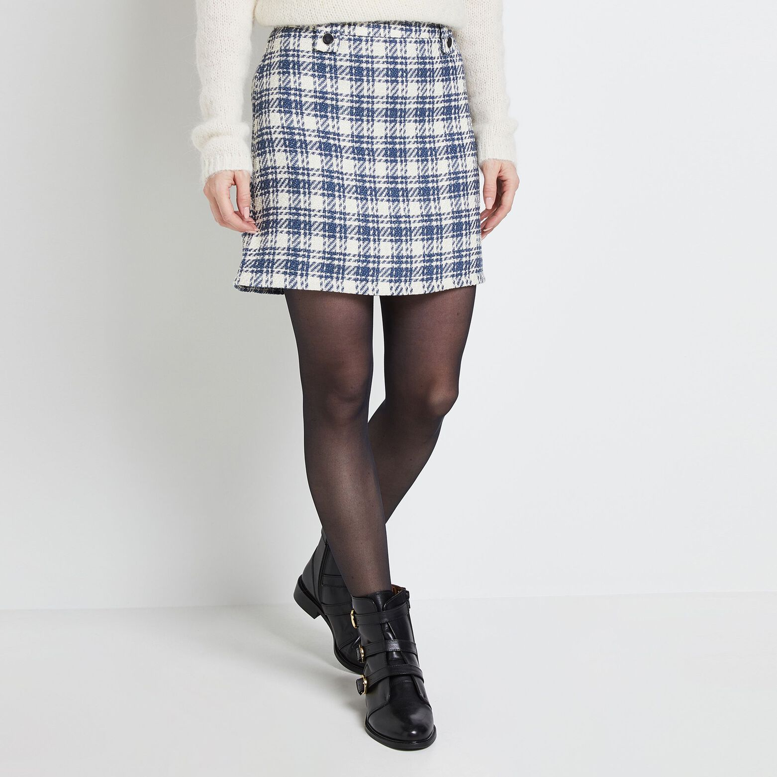 Jupe jacquard femme