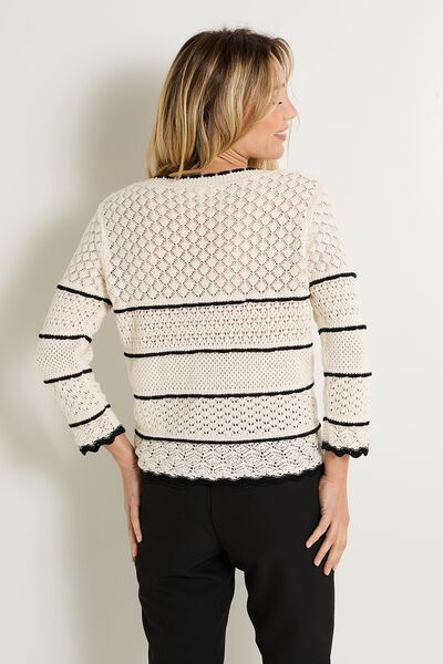 Pull col rond femme