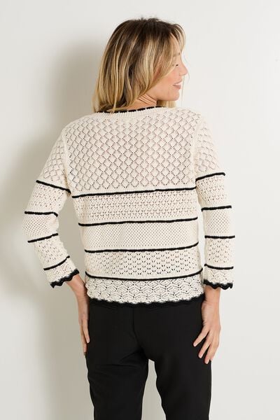 Pull col rond femme