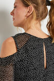 Blouse epaules ouvertes femme
