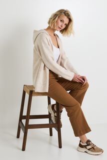 Gilet à capuche femme