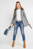 Manteau peignoir à capuche femme
