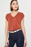 T-shirt col V femme