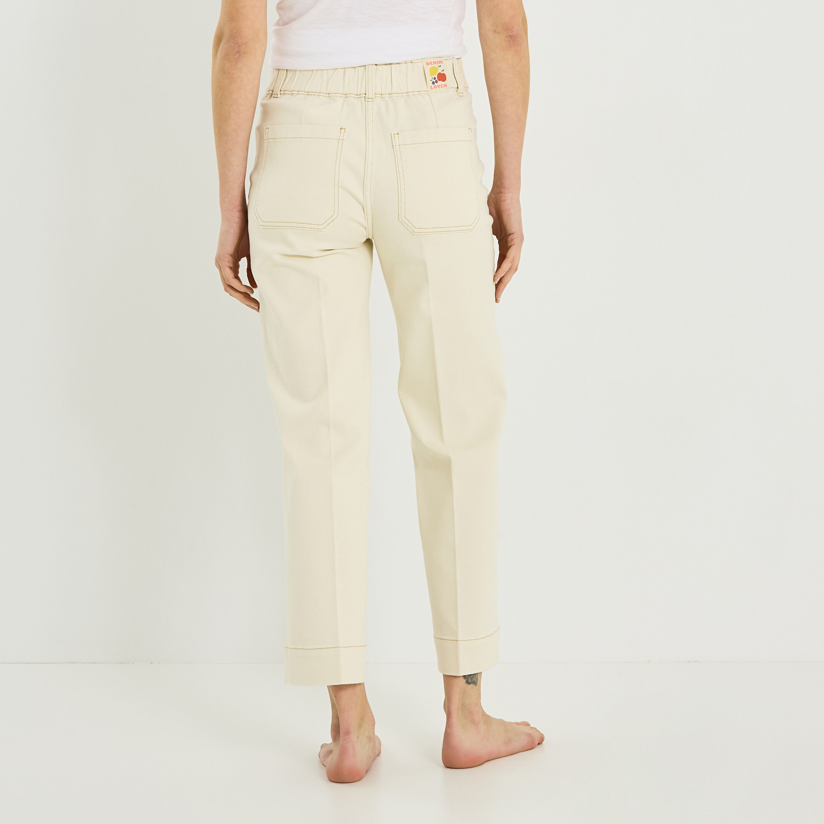 Jean flare raccourci NAPOLI RF02 femme