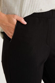 Pantalon cigarette en maille femme