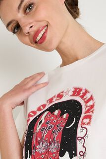 T shirt col rond femme