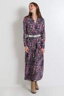 Robe col chemise femme