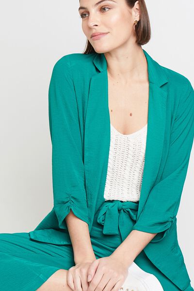 Veste tailleur fluide femme