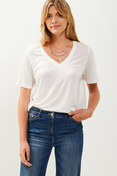 Tshirt uni femme