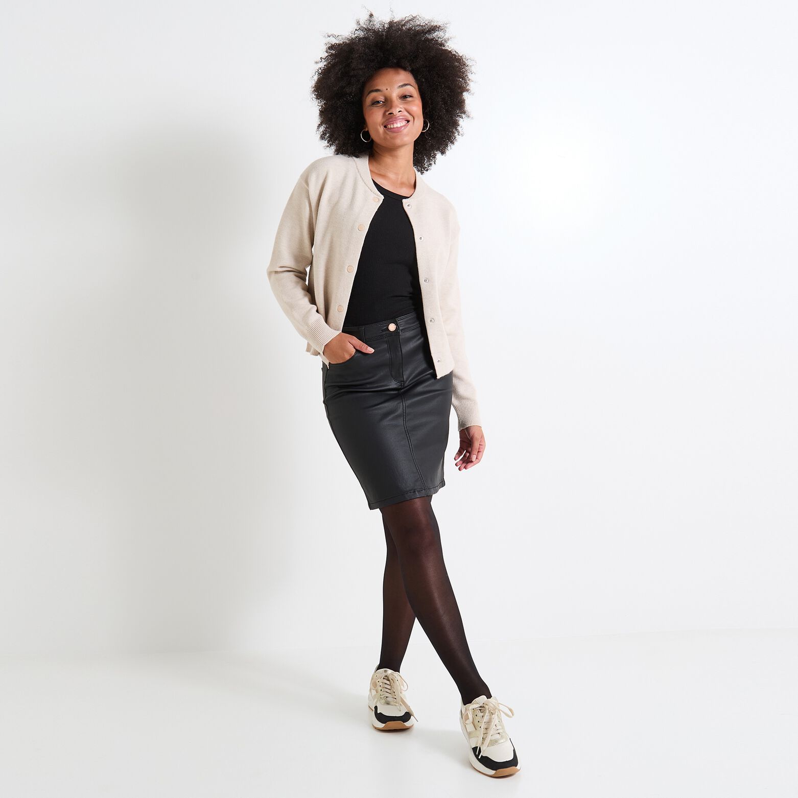 Jupe droite femme
